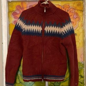 Tommy Hilfiger zipper front sweater